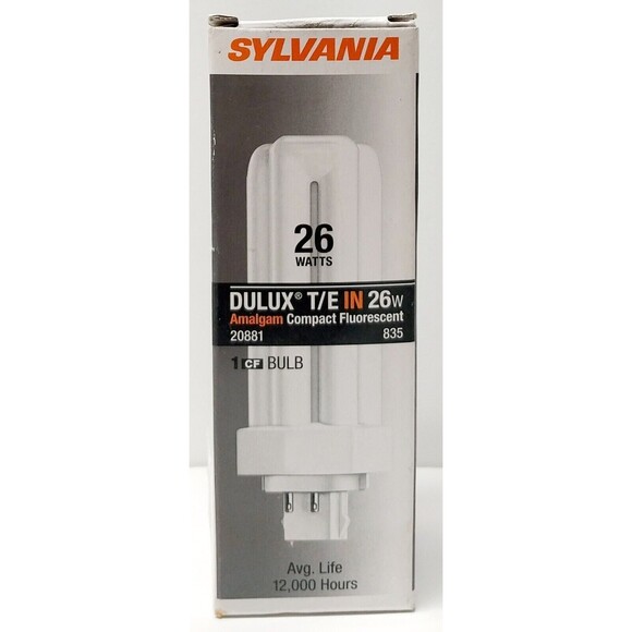 Sylvania Dulux 20881 CF26DT/E/IN/835/ECO Light Bulb GX4q-3 Read Description NIB - Picture 4 of 9